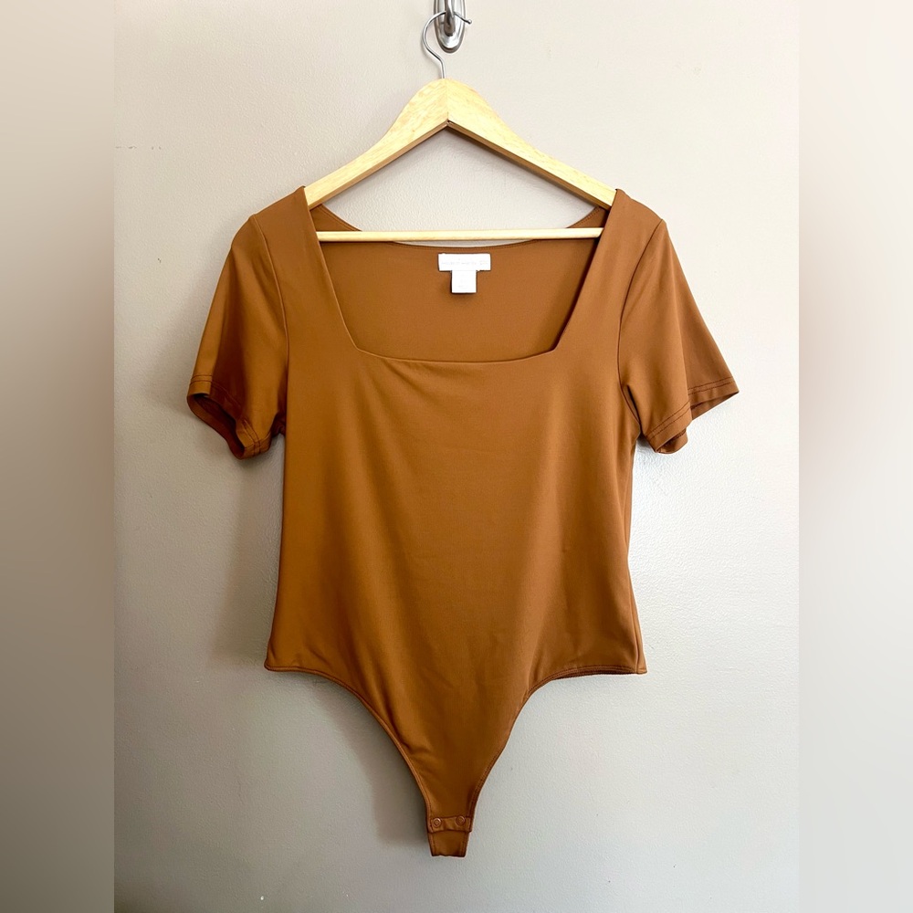 House of Harlow 1960 Warm Brown Bodysuit